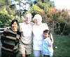 Naila, Dad, Mom, and Janina